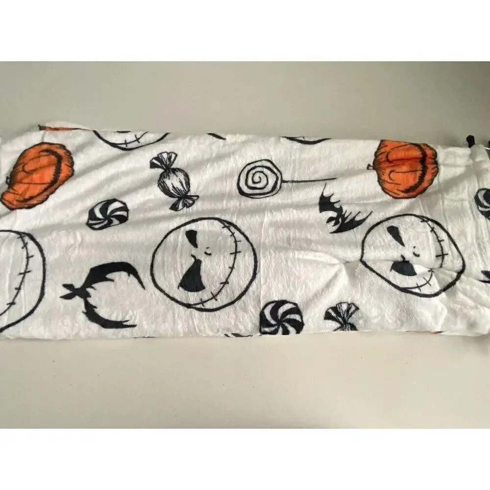Nightmare Before Christmas Plush Throw Blanket 50X70” Jack Skellington Pumpkin‎